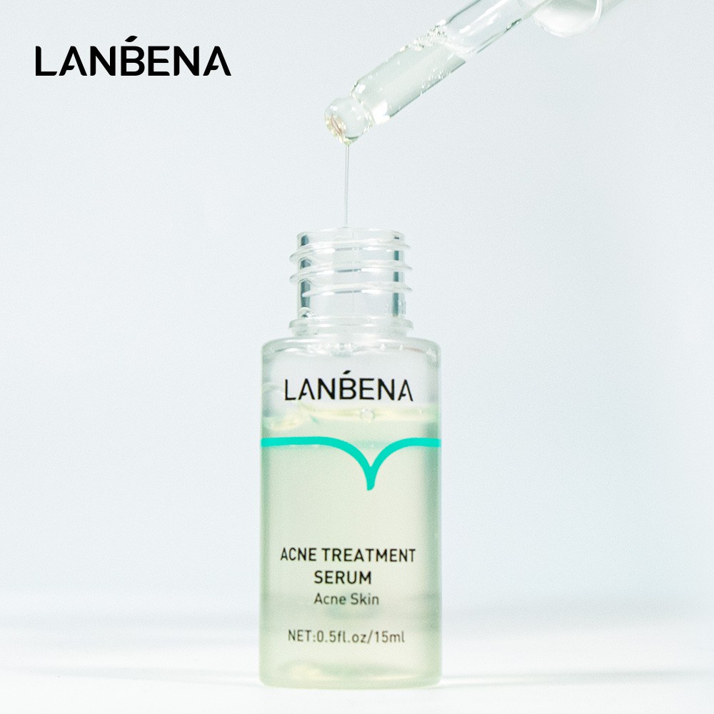 Serum Lanbena 15ml giúp giảm sẹo mụn phục hồi da dưỡng ẩm se khít lỗ chân lông