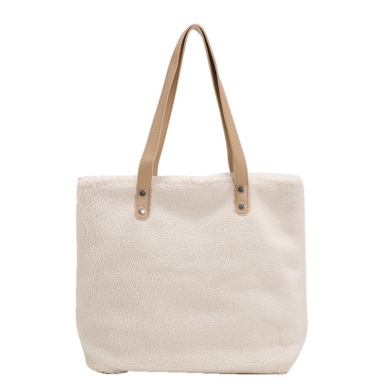 Túi Xách Lông Giả Mềm Mại Cỡ Lớn 2022 Thời Trang Mùa Đông Cho Nữ