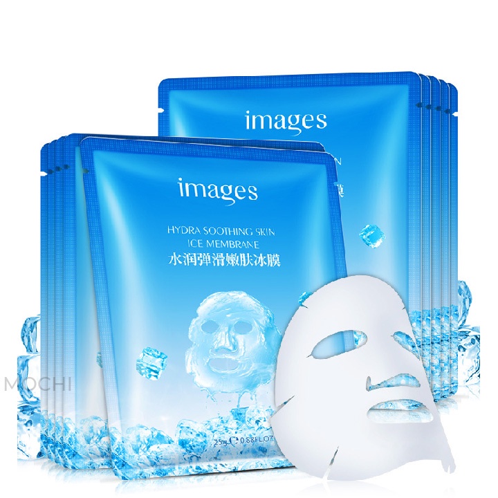 Mặt Nạ Đá Băng Cấp Ẩm Da Khô l Dưỡng Trắng Da Mụn Kiềm Dầu Mask Giấy Đắp Mặt images Nội Địa Trung MOCHI SHOP