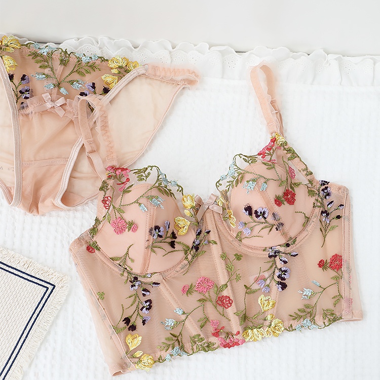 Set đồ lót LEVAO vải ren mềm mại thời trang quyến rũ lãng mạn cho nữ (Có bán lẻ)