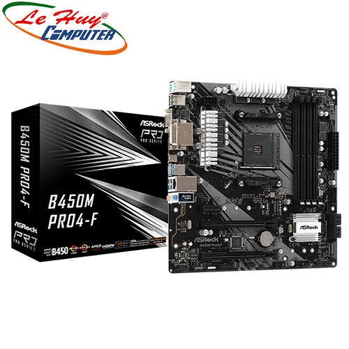  Bo mạch chủ - Mainboard Asrock B450M Pro4-F R2.0