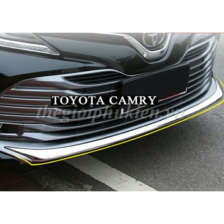 Ốp cản trước Toyota Camry 2019 mạ Crom cao cấp