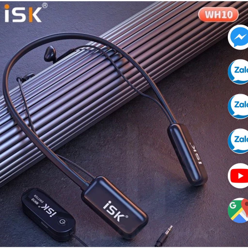 Tai Nghe Kiểm Âm ISK WH10 Không Dây Chính Hãng