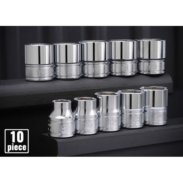 Đầu khẩu 3/8 KTC Nhật B3-08 đến B3-24 - Đầu tuýp ngắn vặn tay 8-24mm