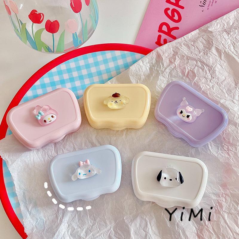 Hộp Đựng Kính Áp Tròng Họa Tiết Hoạt Hình Dễ Thương