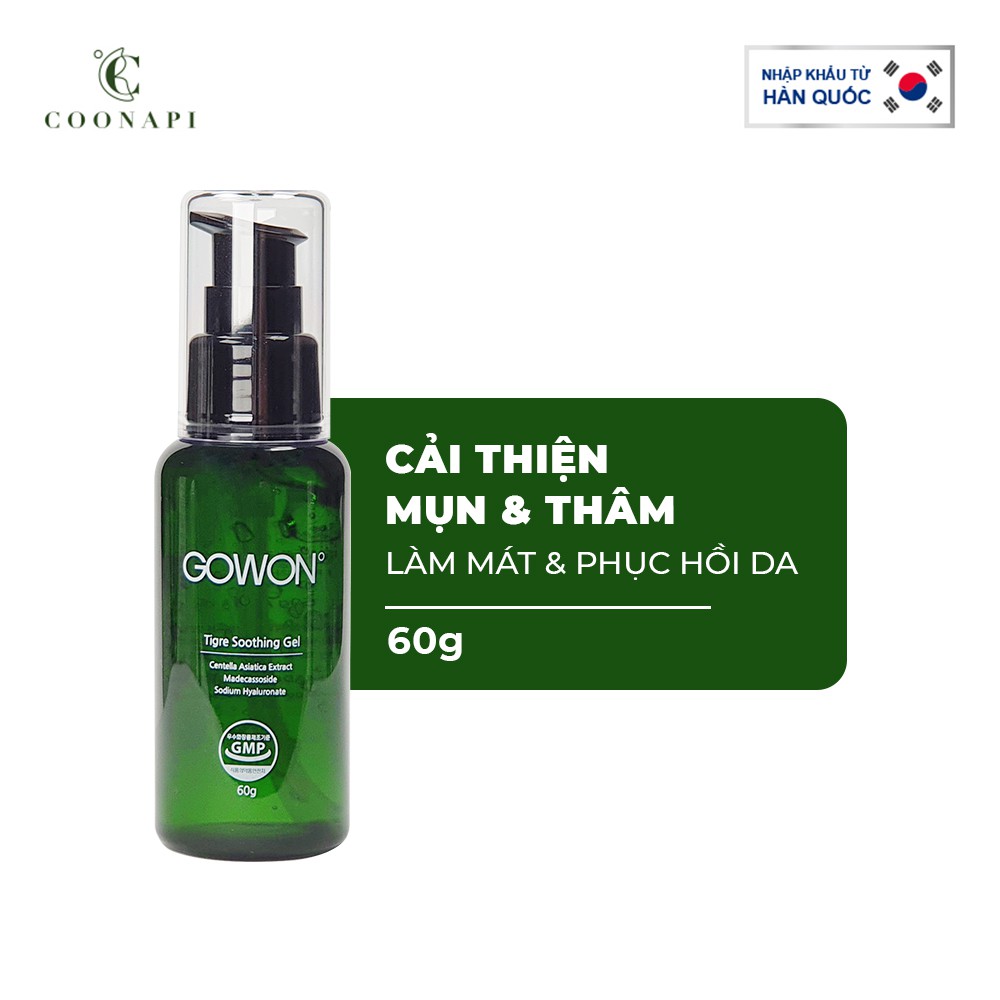 Gel Rau Má Cải Thiện Da Mụn Và Thâm Mụn Gowon Tigre Soothing Gel 60g