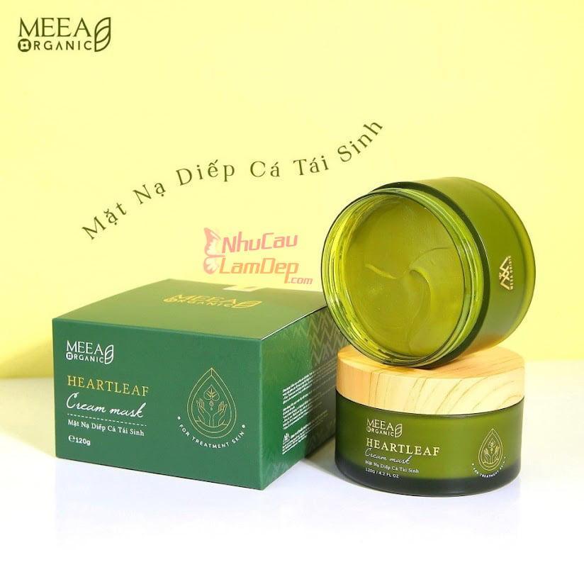 Mặt Nạ Diếp Cá Meea Organic Heartleaf Cream Mask Mặt Nạ Dưỡng Trắng Da Tự Nhiên