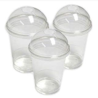 50 ly nhựa có nắp hình cầu và 50 ống hút