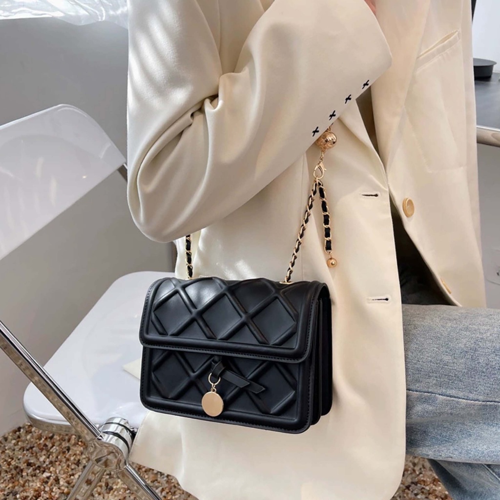 Túi đeo chéo nữ kết hợp đeo vai thời trang Zmin, chất liệu da PU cao cấp - T005