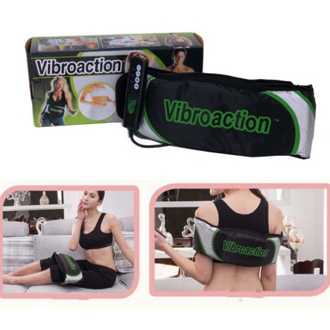 Đai massage rung giảm mỡ bụng Vibroaction thiết kế nhỏ gọn bảo hành 1-1