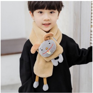 khăn quàng cổ hình thú giữ ấm cho bé trai và bé gái