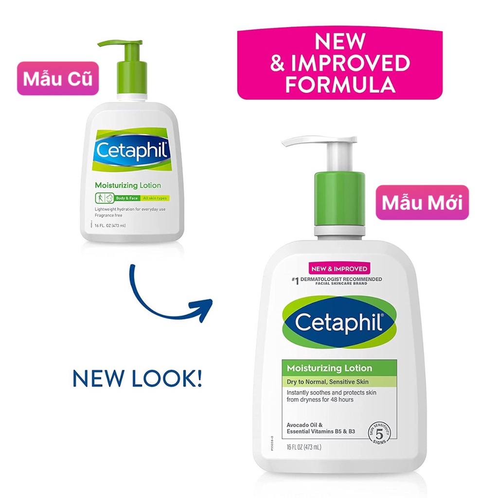 ❤️ [Quận 3] Pack 3 lọ Dưỡng Ẩm Cetaphil Moisturizing Lotion Face &amp; Body 1.3 Lít Mỹ Fragrance Free HỎA TỐC