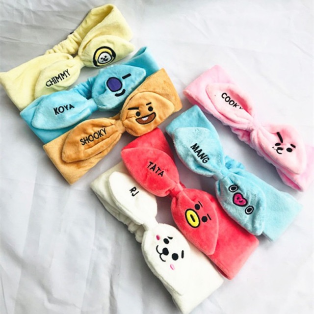 Băng đô BT21 Tata Cooky Chimmy Shooky Mang Koya RJ phiên bản 2020