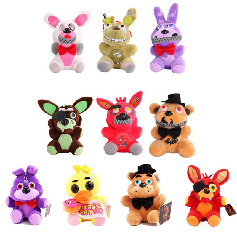 Búp Bê Nhồi Bông Mềm Hình Nhân Vật Trong Five Nights New At Freddy 'S