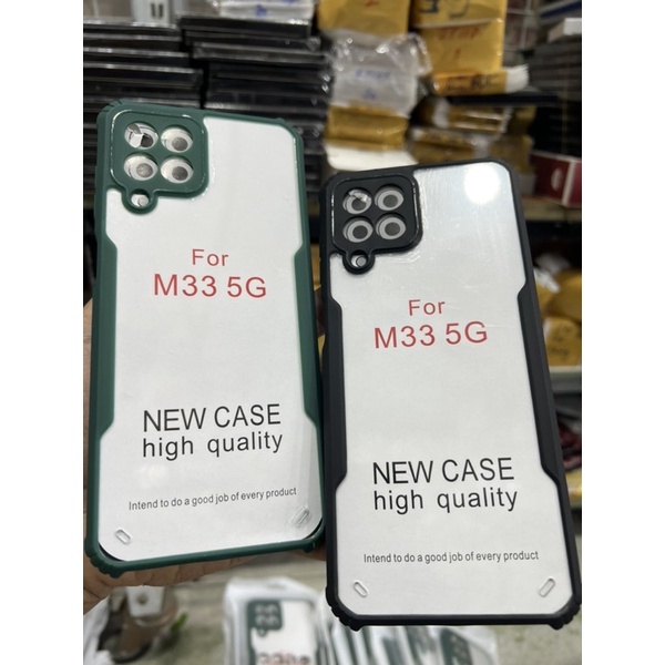 Ốp lưng Samsung M33 5G , M53 5G dẻo viềng lưng nhựa trong