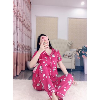 Bộ Pijama Kate Thái (Tay ngắn, quần dài)