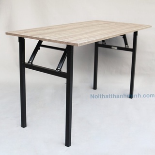 Bàn làm việc chân sắt gấp gọn