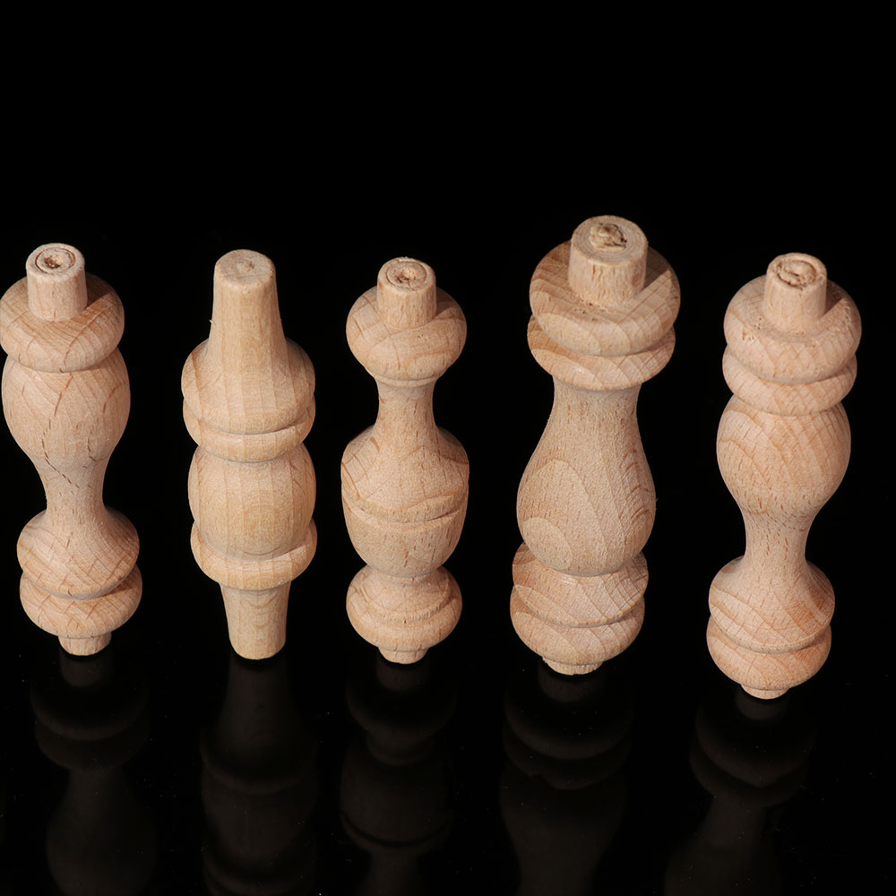 Phụ Kiện Chân Ghế Bằng Gỗ Kiểu Dáng Cổ Điển Chất Lượng Cao