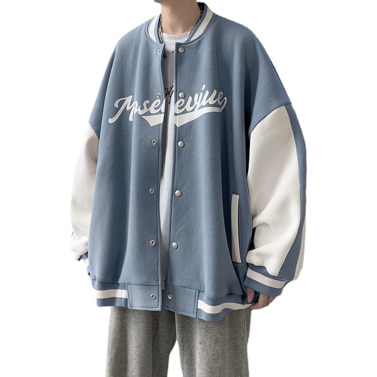 Áo Khoác Nam Bóng Chày Phong Cách Hong Kong Thời Trang Mùa Thu Mới Cho NamTTE315