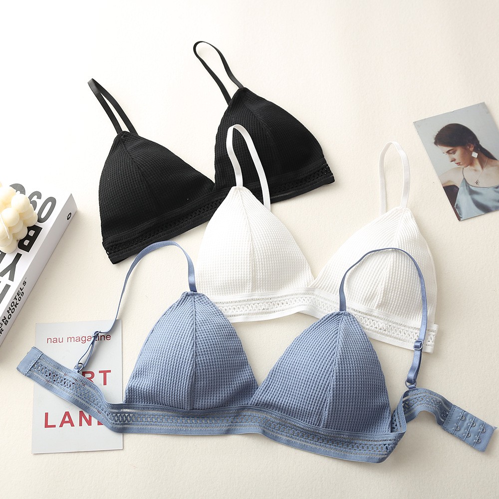 Áo bralette áo lót ngực nữ tam giác 833 không gọng chất cotton mềm mát nhiều màu xinh | BigBuy360 - bigbuy360.vn