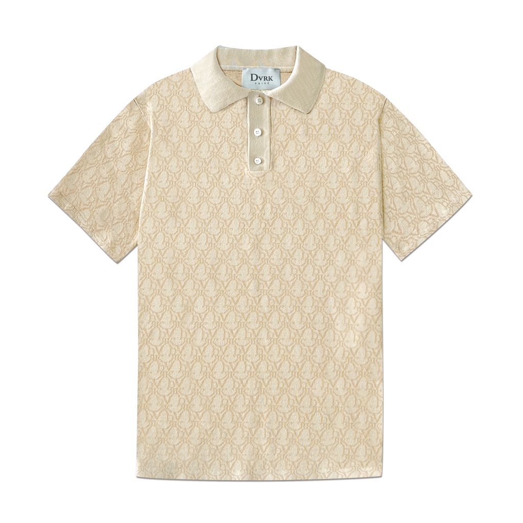 DVRK - Áo polo họa tiết Monogram FRAPPÉ-DVRK-22SS