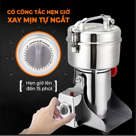 Máy xay bột khô đa năng - Máy xay Sake xay thịt , xay bột .... công xuất lớn ( HÀNG CAO CẤP )