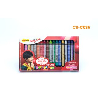 Bút sáp 18 màu cr-c035