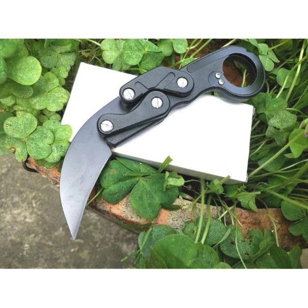Dao Phượt Karambit Mini Nhỏ Gọn - Bỏ Túi - Treo Móc Khóa - Nhựa Cứng - Trơn Tru - 99k - Hàng Có Sẵn Trong Kho