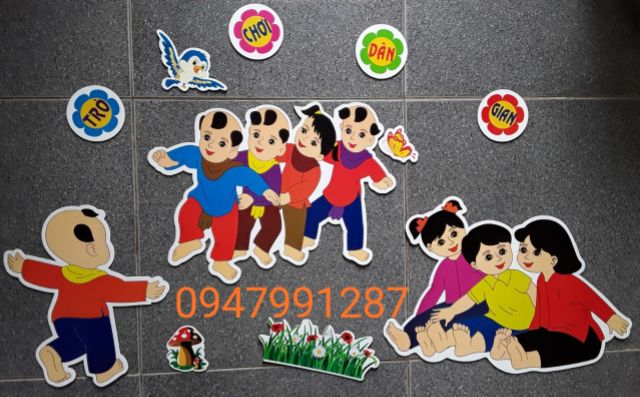 Bộ Tranh Góc Trò Chơi Dân Gian