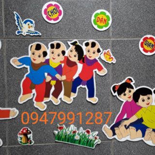 Bộ Tranh Góc Trò Chơi Dân Gian