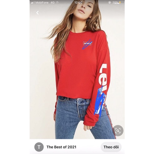 Áo Croptop cotton dày dặn tay dài cá tính