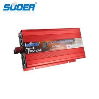 Bộ chuyển đổi điện áp 12V lên 220V 1000W FPC-1000A inverter Sin chuẩn chính hãng Suoer