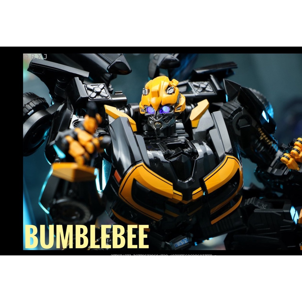 Mô hình BumbleBee BB-02 Black Warrior đồ chơi Tranformer người máy biến hình lắp ráp BB-02 biến hình thành ô tô BB-02