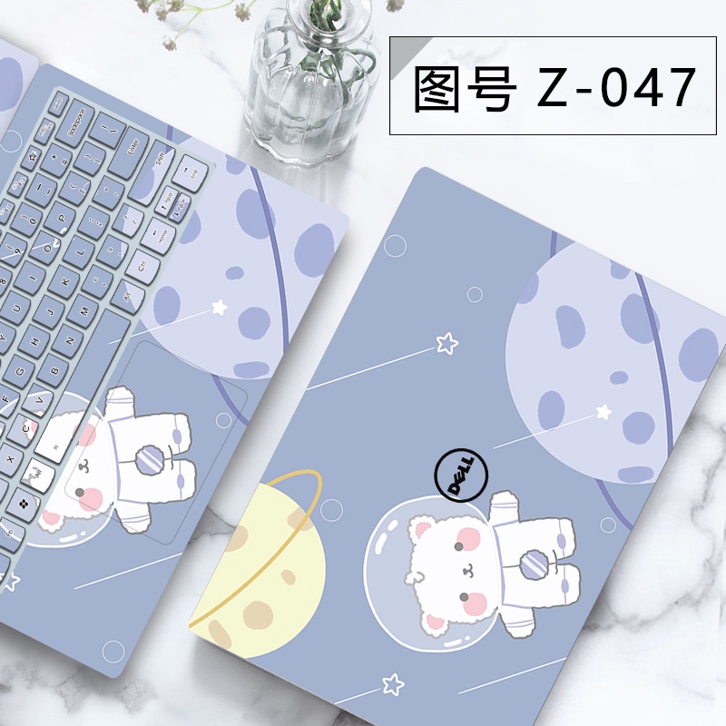 Bộ 3 Miếng Dán Trang Trí Laptop DELL Latitude E7490 E7480 Inspiron14 3000 14-3441 3442 3443 vostro3401 3400 Inspiron15 3515