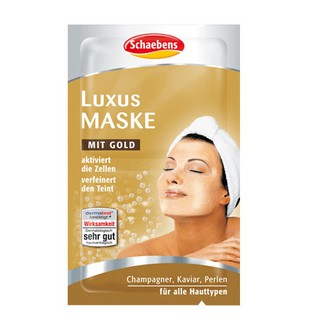 Mặt nạ vàng non Luxus Maske Mit Gold