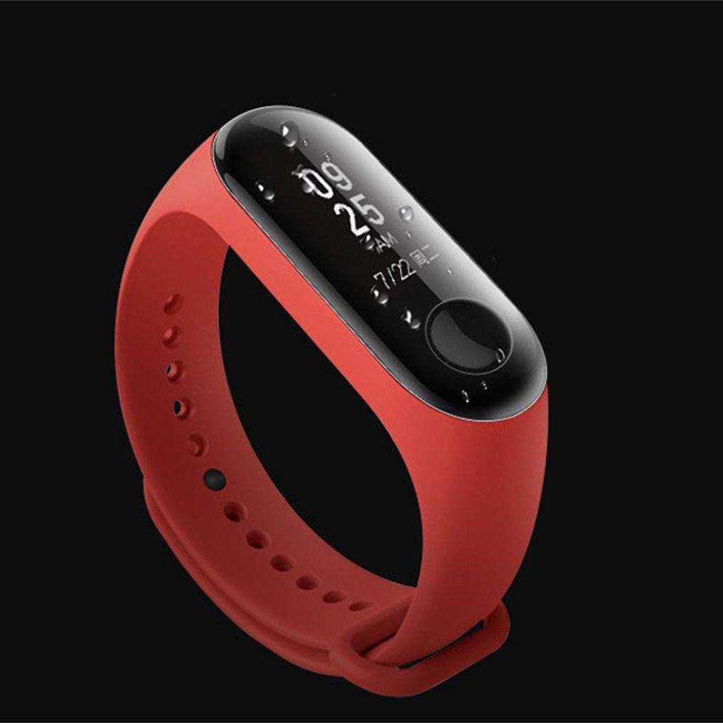 Set 10 Miếng Dán Màn Hình Cong 5D Chống Trầy Xước Cho Đồng Hồ Thông Minh Xiaomi Band 3