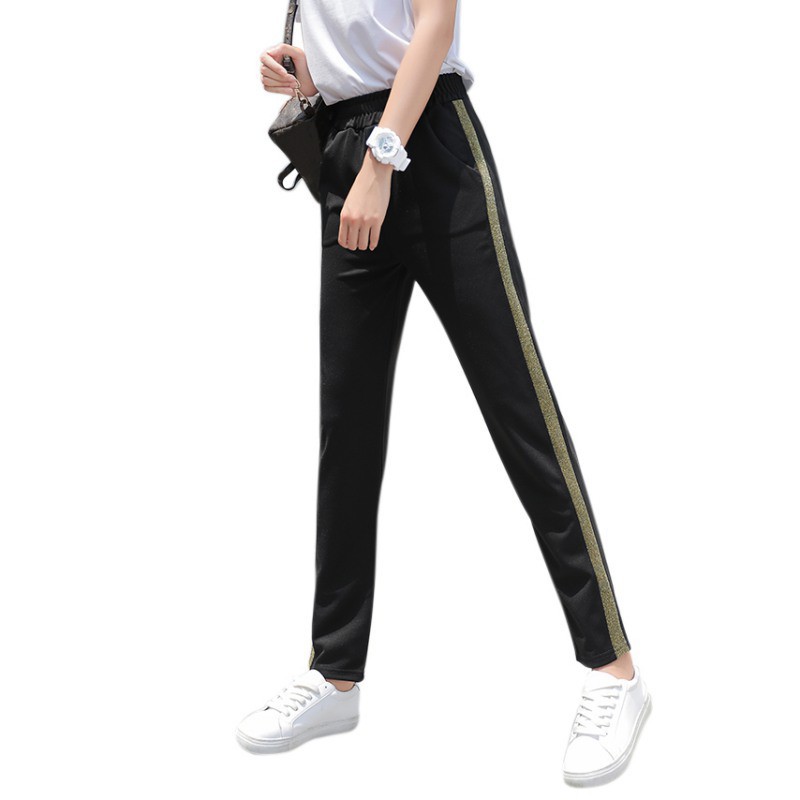 Quần thể thao nữ ống rộng có túi | BigBuy360 - bigbuy360.vn