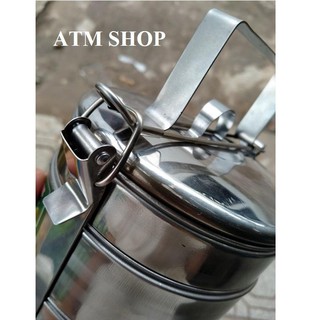 CÀ MÊN INOX 3 NGĂN-CÀ MÊN ĐỰNG CƠM