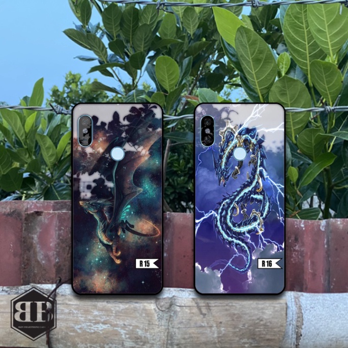 ỐP lưng kính cường lực Xiaomi Redmi Note 5 / Redmi Note 5 Pro hình rồng
