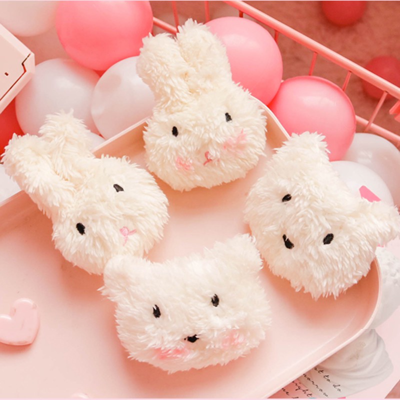 Huy Hiệu Cài Áo, Balo Bằng Bông Hình Gấu Trắng, Thỏ Trắng Phong Cách Ulzzang Hàn Quốc Siêu Xinh
