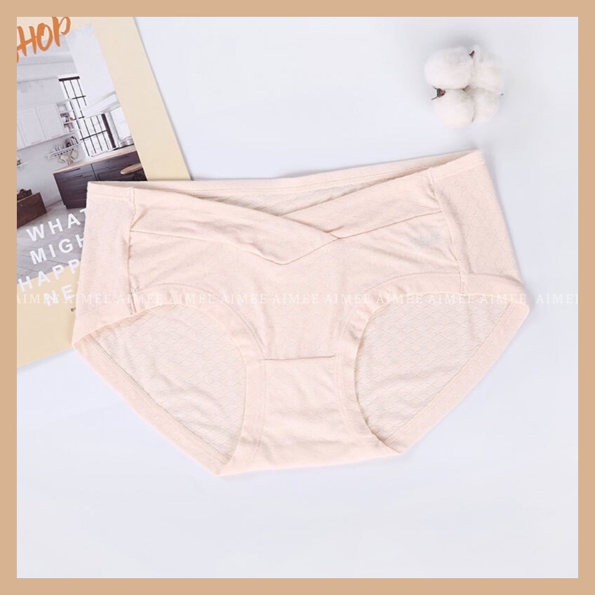 [GIÁ SOCK] Quần lót Bầu cạp chéo, Cotton kháng khuẩn thông hơi, chất mềm và co giãn