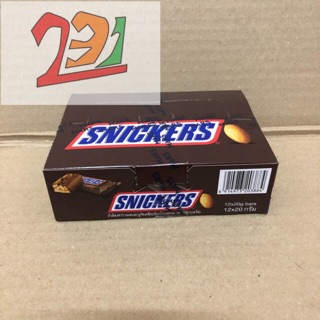 |Date 09.2020| Hộp 12 Kẹo Snickers 20g