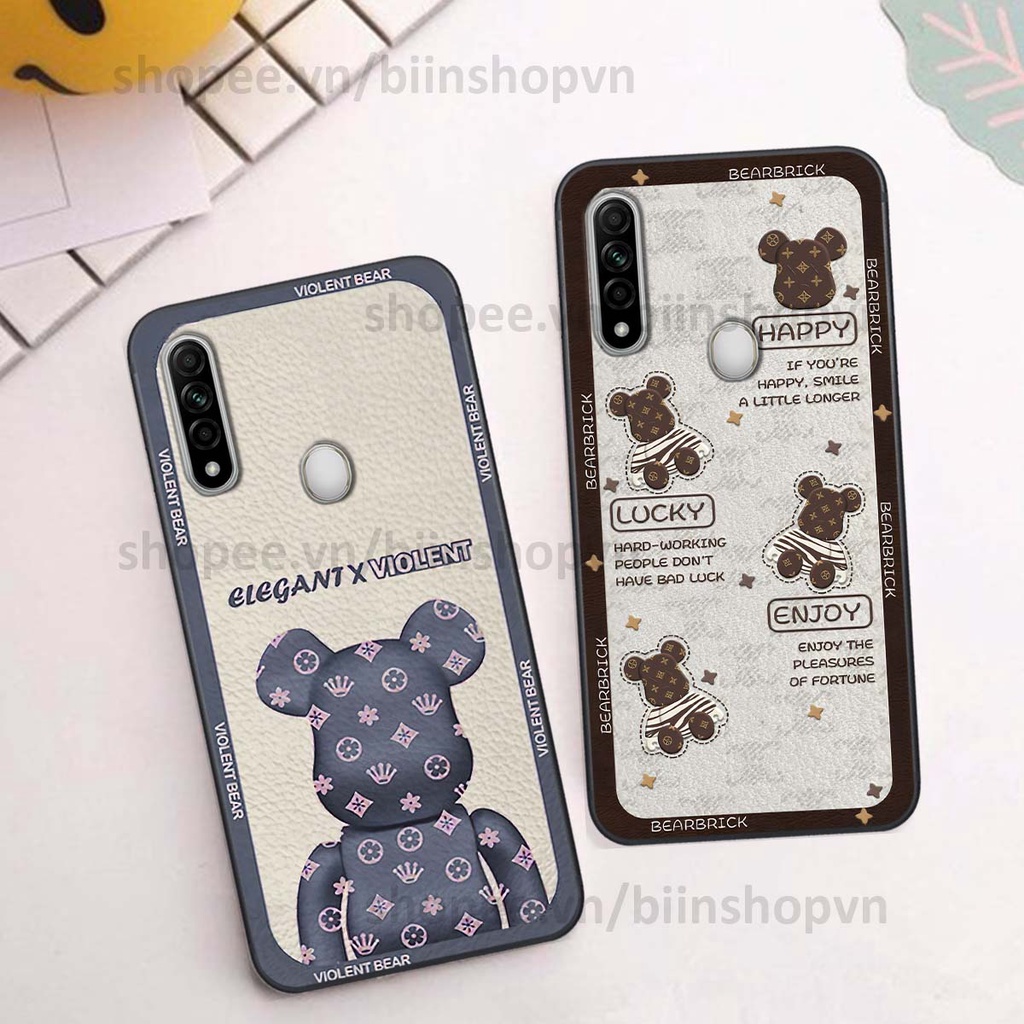 Ốp Oppo A31 hình gấu bear brick đẹp độc lạ, thời trang, cá tính