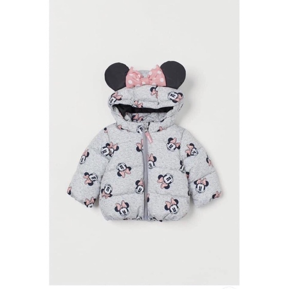 Video áo phao mickey H.M xuất khẩu cho bé gái