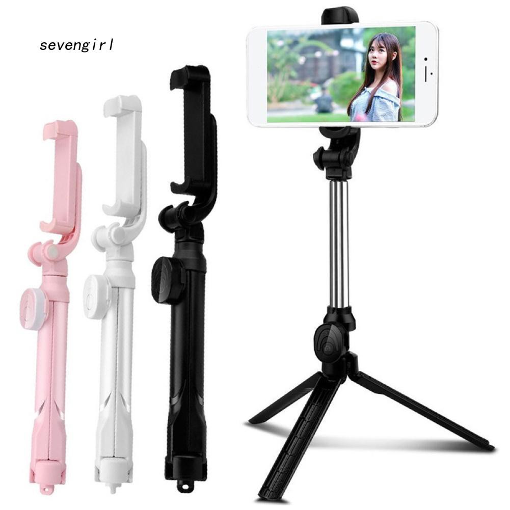 〖SG〗360 Degree Rotary Telescopic Bluetooth Selfie Stick Phone Tripod Holder Bracket