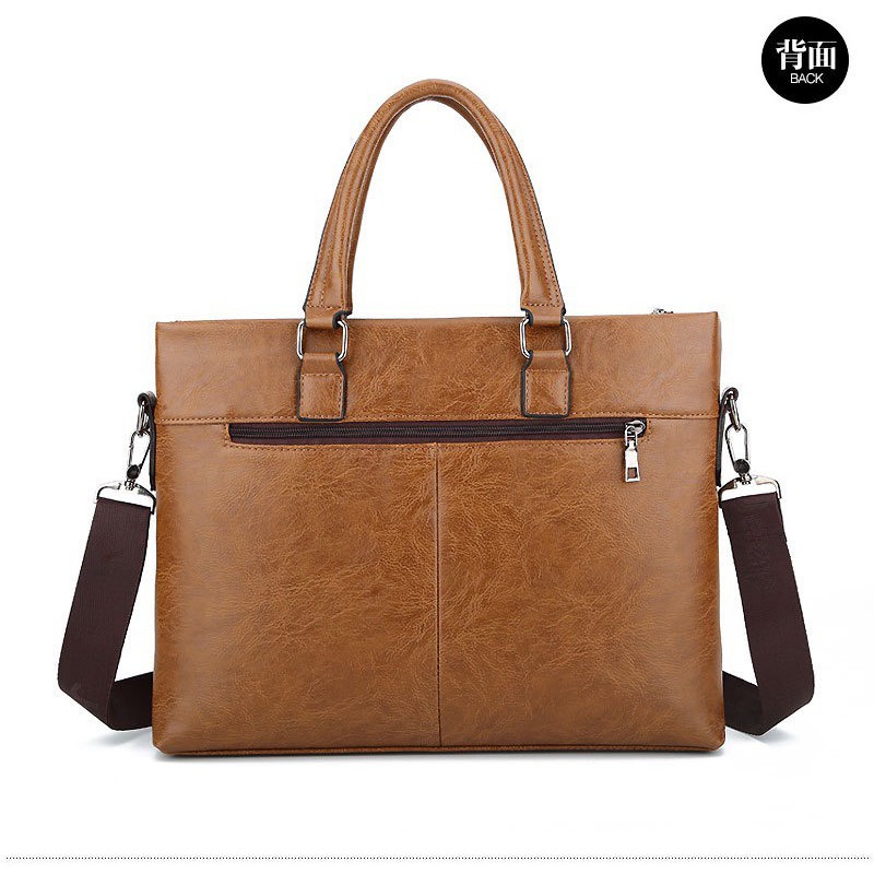 Túi xách da đựng laptop công sở JEEP BULUO mã T02 đựng vừa laptop 14inch | BigBuy360 - bigbuy360.vn