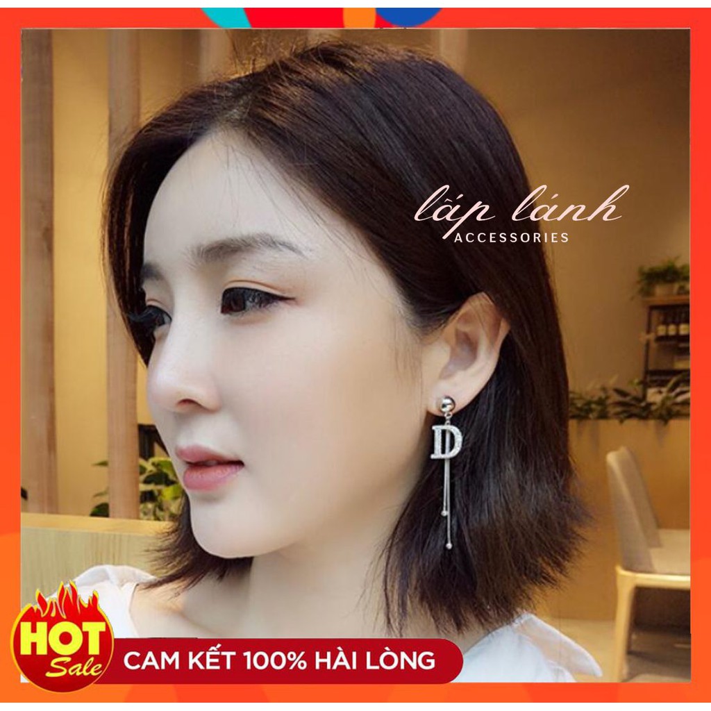 [Có sẵn] BÔNG TAI KHUYÊN TAI KIM LOẠI DÁNG DÀI MẠ VÀNG ĐÍNH HẠT NGỌC NHÂN TẠO PHONG CÁCH HÀN QUỐC BT67