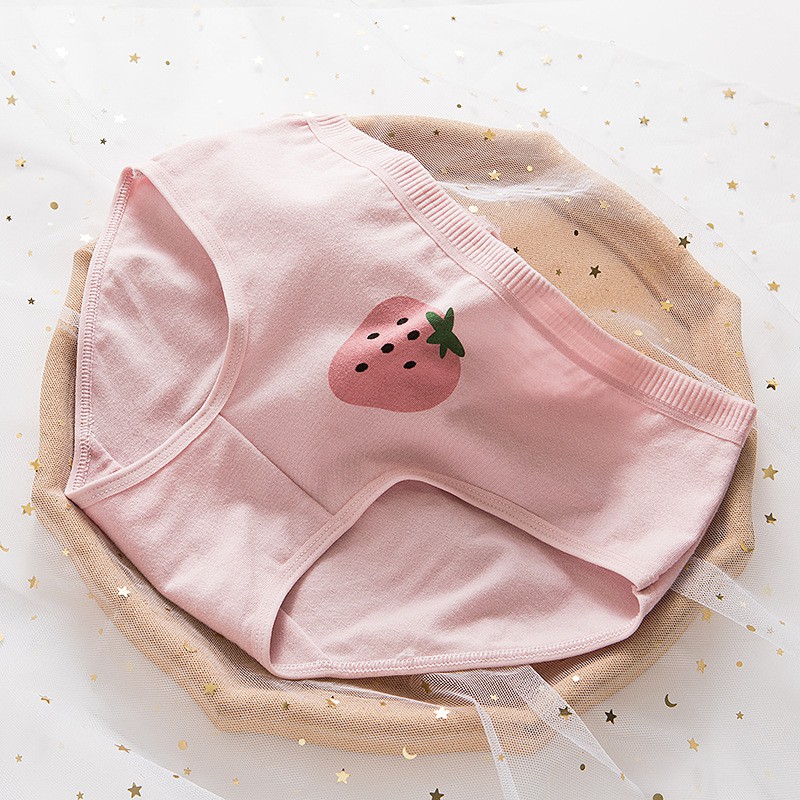 Quần Lót Cotton Co Dãn 4 Chiều Dâu Cute 40-80kg ( Chọn Màu ) | WebRaoVat - webraovat.net.vn