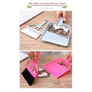 Bộ chổi và xẻng hốt rác mini