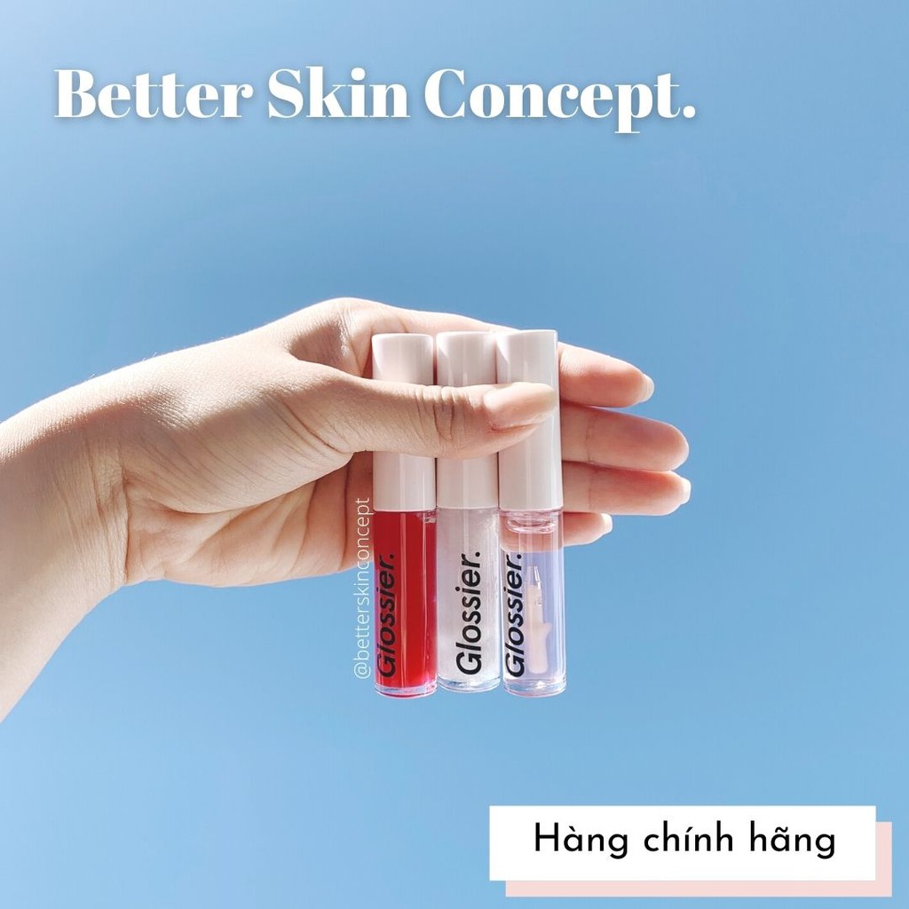 Glossier Lip Gloss - Son bóng Glossier - Có sẵn 3 màu Clear, Red và Holographic